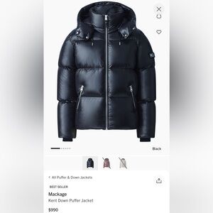 MACKAGE MENS KENT JACKET